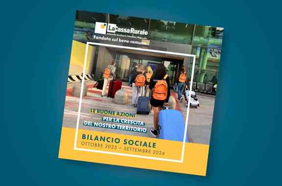 Bilancio Sociale 2023 24 Sfondo Blu