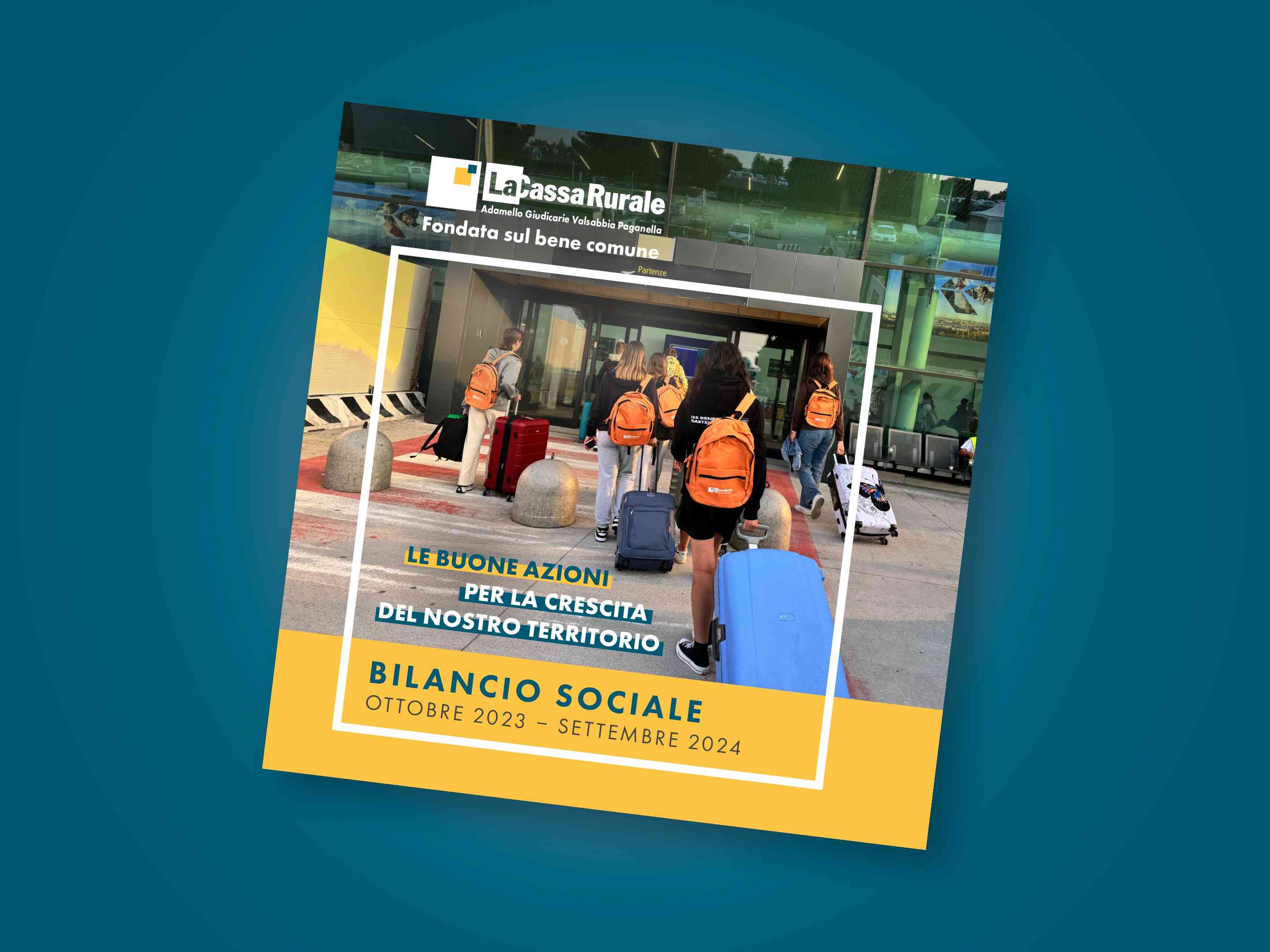 Bilancio Sociale 2023 24 Sfondo Blu