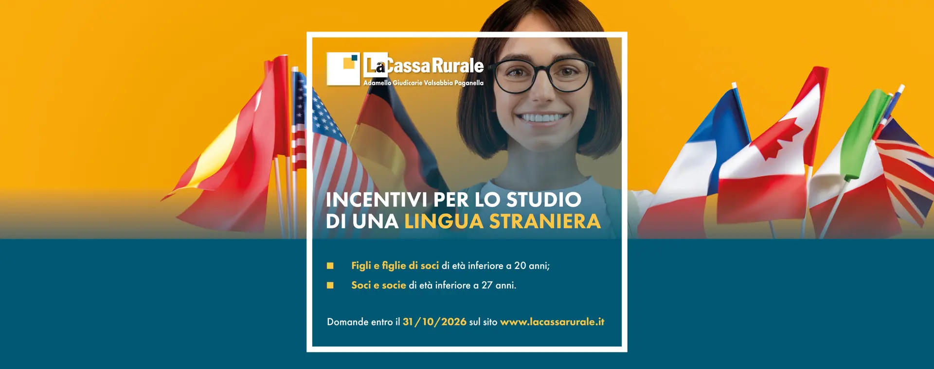 Contributo per un corso di lingua straniera o un percorso scolast